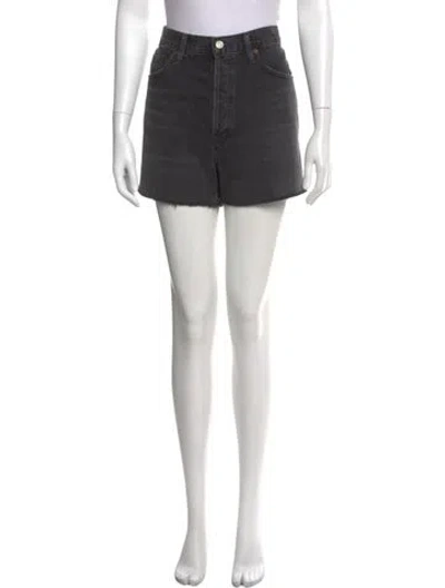 Pre-owned Agolde Mini Shorts W/ Tags In Black
