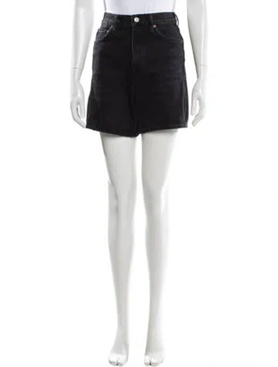 Pre-owned Agolde Mini Shorts W/ Tags In Black