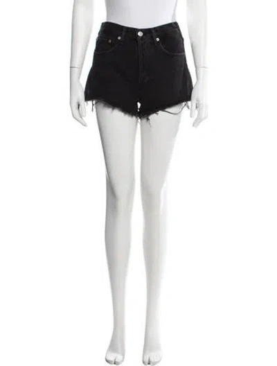 Pre-owned Agolde Mini Shorts W/ Tags In Black
