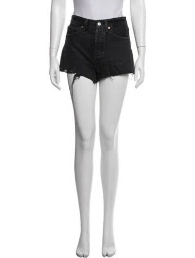 Pre-owned Agolde Mini Shorts W/ Tags In Black