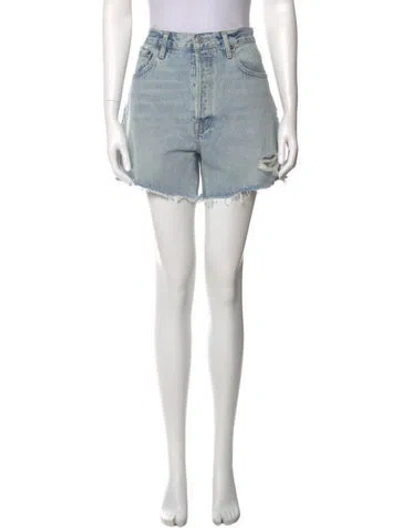Pre-owned Agolde Mini Shorts W/ Tags In Blue