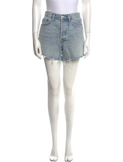 Pre-owned Agolde Mini Shorts W/ Tags In Blue