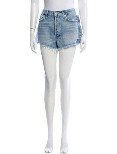 Pre-owned Agolde Mini Shorts W/ Tags In Blue