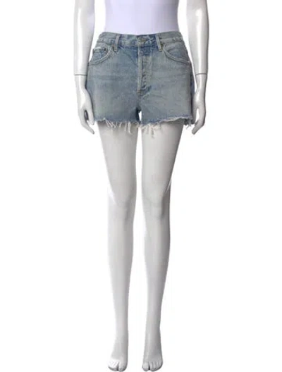 Pre-owned Agolde Mini Shorts W/ Tags In Blue