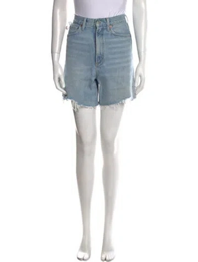 Pre-owned Agolde Mini Shorts W/ Tags In Blue