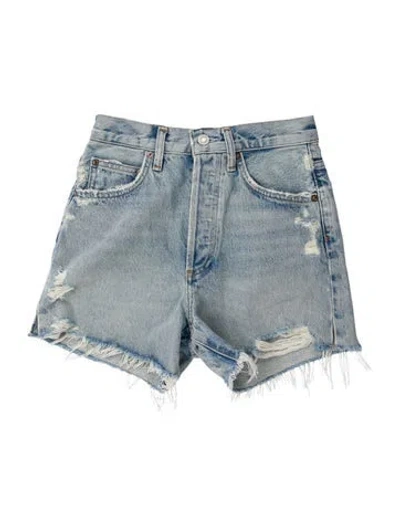 Pre-owned Agolde Mini Shorts W/ Tags In Blue
