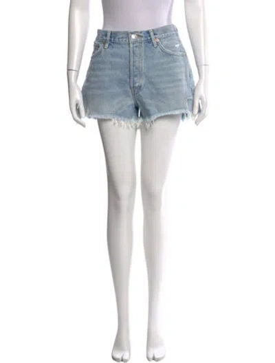 Pre-owned Agolde Mini Shorts W/ Tags In Blue