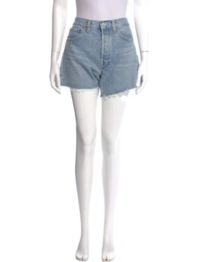 Pre-owned Agolde Mini Shorts W/ Tags In Blue