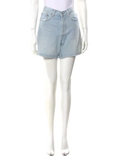 Pre-owned Agolde Mini Shorts W/ Tags In Blue
