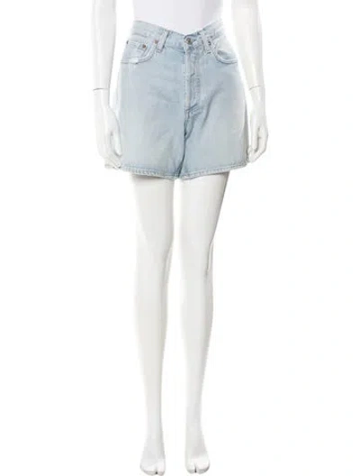 Pre-owned Agolde Mini Shorts W/ Tags In Blue