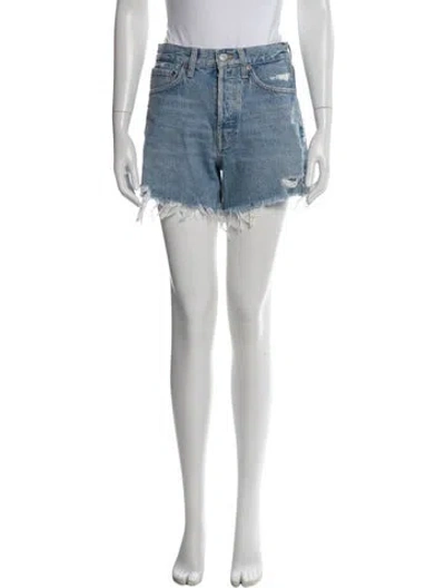Pre-owned Agolde Mini Shorts W/ Tags In Blue