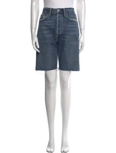 Pre-owned Agolde Mini Shorts W/ Tags In Blue