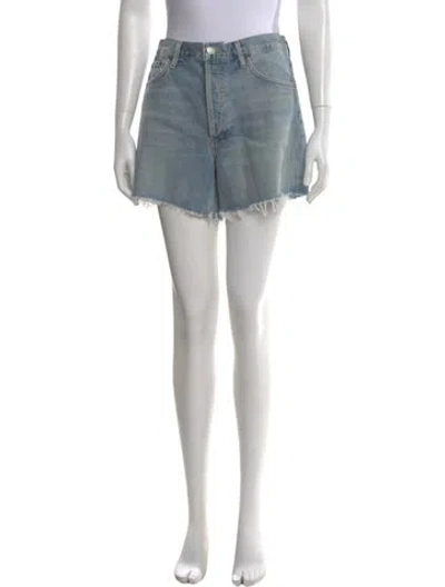 Pre-owned Agolde Mini Shorts W/ Tags In Blue