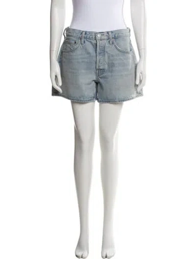 Pre-owned Agolde Mini Shorts W/ Tags In Blue