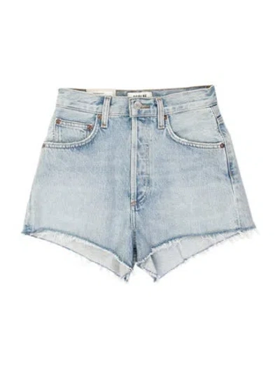 Pre-owned Agolde Mini Shorts W/ Tags In Blue