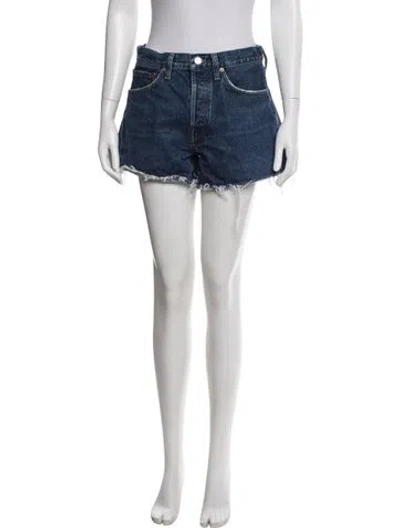Pre-owned Agolde Mini Shorts W/ Tags In Blue