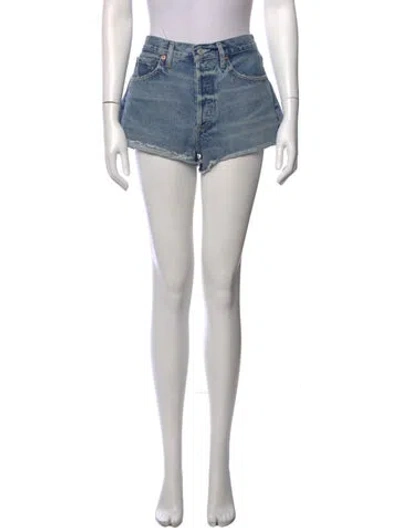 Pre-owned Agolde Mini Shorts W/ Tags In Blue