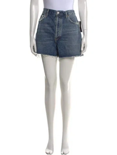 Pre-owned Agolde Mini Shorts W/ Tags In Blue