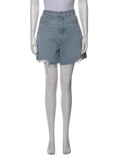 Pre-owned Agolde Mini Shorts W/ Tags In Blue