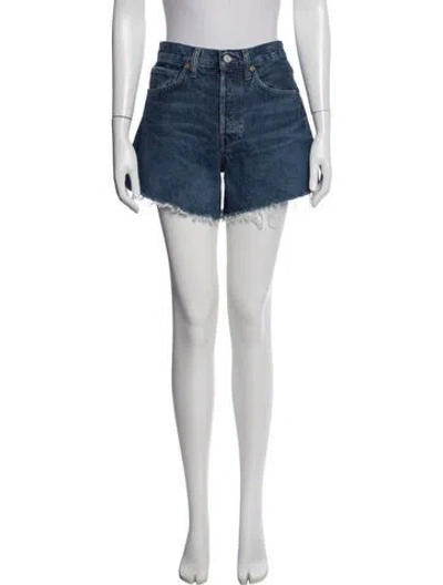 Pre-owned Agolde Mini Shorts W/ Tags In Blue