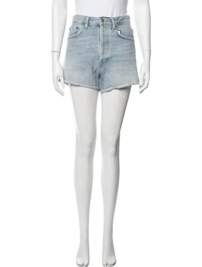 Pre-owned Agolde Mini Shorts W/ Tags In Blue