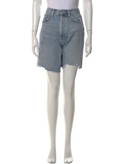 Pre-owned Agolde Mini Shorts W/ Tags In Blue