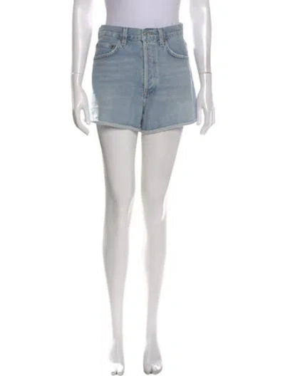 Pre-owned Agolde Mini Shorts W/ Tags In Blue
