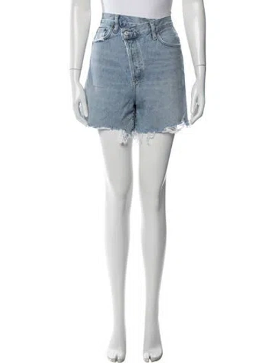 Pre-owned Agolde Mini Shorts W/ Tags In Blue