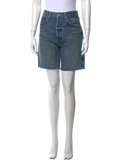 Pre-owned Agolde Mini Shorts W/ Tags In Blue