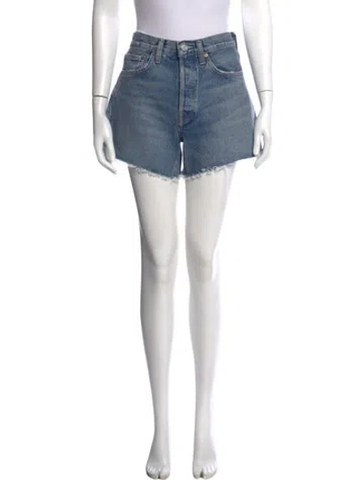 Pre-owned Agolde Mini Shorts W/ Tags In Blue