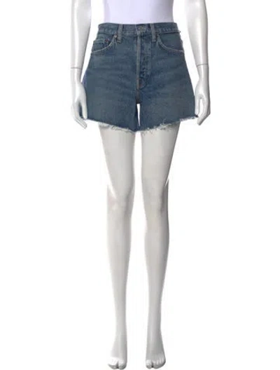 Pre-owned Agolde Mini Shorts W/ Tags In Blue