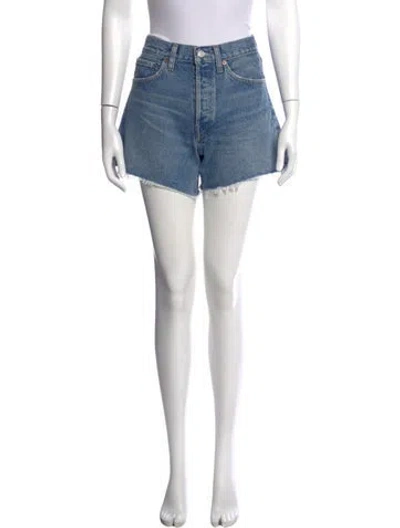 Pre-owned Agolde Mini Shorts W/ Tags In Blue