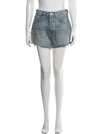 Pre-owned Agolde Mini Shorts W/ Tags In Blue
