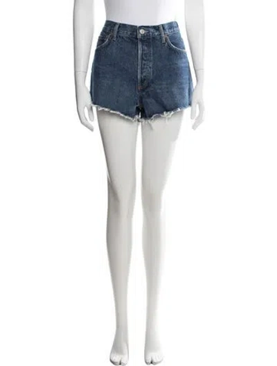 Pre-owned Agolde Mini Shorts W/ Tags In Blue