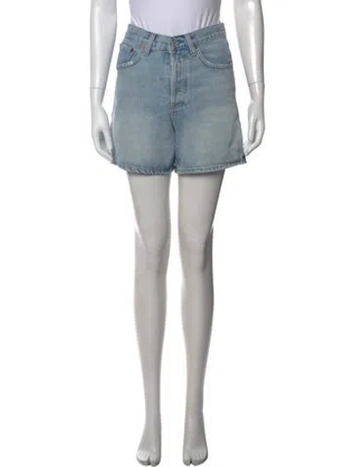 Pre-owned Agolde Mini Shorts W/ Tags In Blue