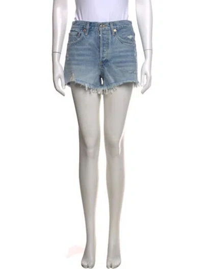 Pre-owned Agolde Mini Shorts W/ Tags In Blue