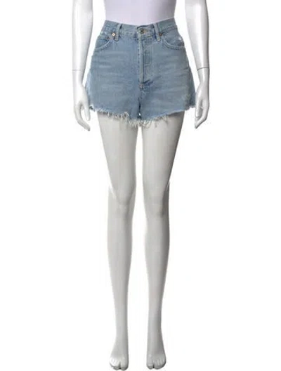 Pre-owned Agolde Mini Shorts W/ Tags In Blue