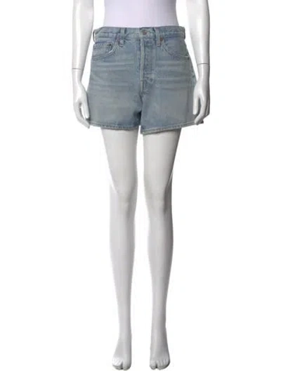 Pre-owned Agolde Mini Shorts W/ Tags In Blue