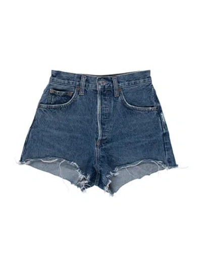 Pre-owned Agolde Mini Shorts W/ Tags In Blue