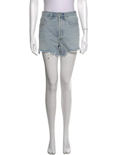 Pre-owned Agolde Mini Shorts W/ Tags In Blue