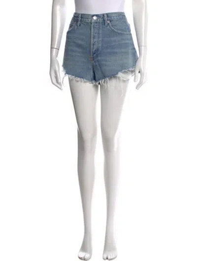 Pre-owned Agolde Mini Shorts W/ Tags In Blue
