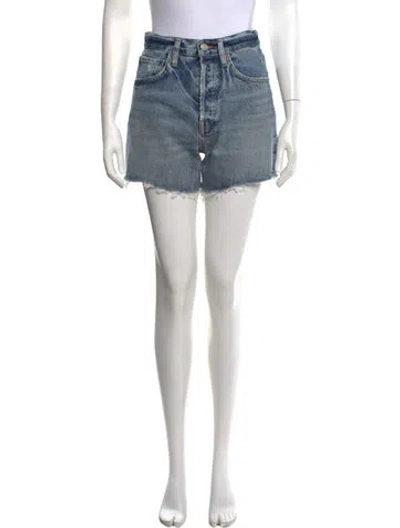 Pre-owned Agolde Mini Shorts W/ Tags In Green