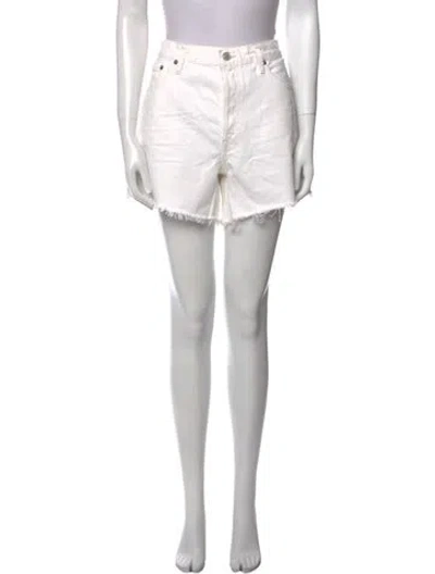 Pre-owned Agolde Mini Shorts W/ Tags In Neutral