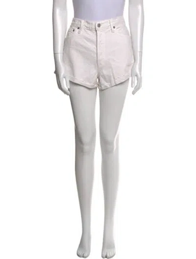 Pre-owned Agolde Mini Shorts W/ Tags In Neutral