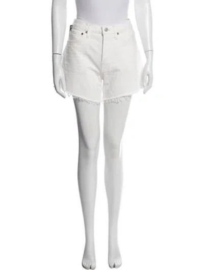 Pre-owned Agolde Mini Shorts W/ Tags In Neutral