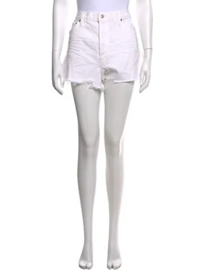 Pre-owned Agolde Mini Shorts W/ Tags In White