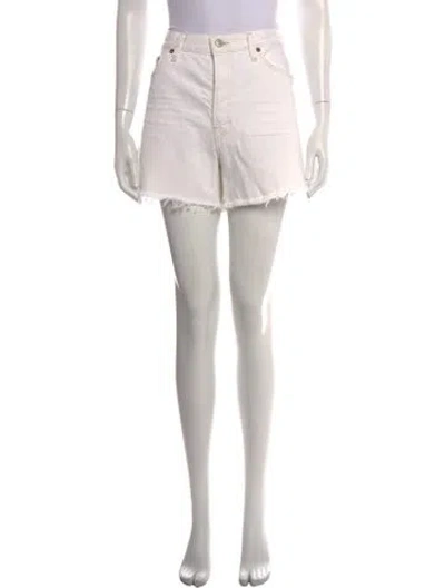 Pre-owned Agolde Mini Shorts W/ Tags In White