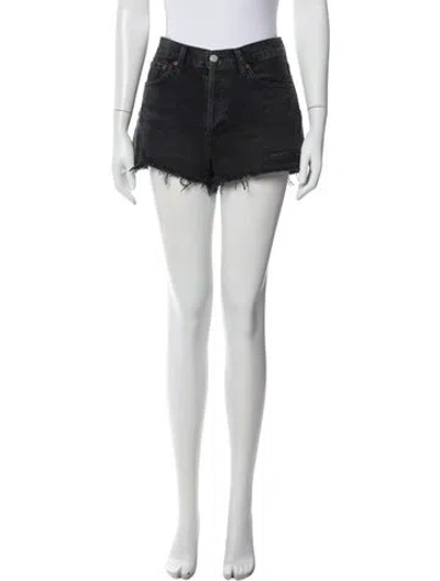 Pre-owned Agolde Mini Shorts In White