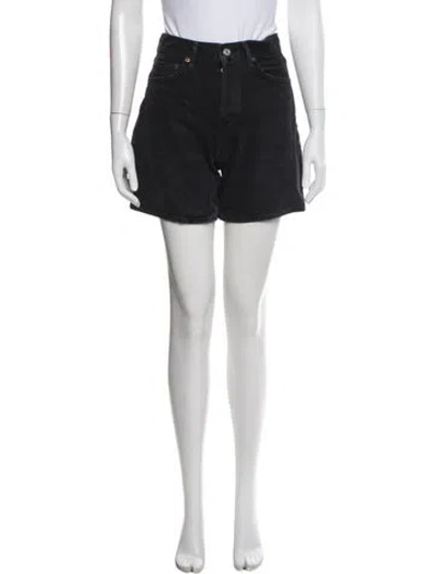 Pre-owned Agolde Mini Shorts In White