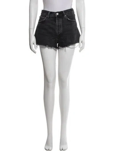 Pre-owned Agolde Mini Shorts In White